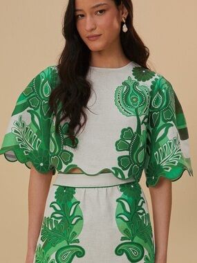 Farm Rio top to matching set